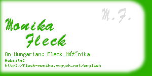 monika fleck business card
